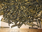 40--vintage Solid Brass Wood Screws With Flat Slot Heads  1  Long X  4 9 64 
