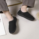 Mens Slippers Indoor Outdoor Comfy Slip On Memory Foam House Shoes Black Size 9