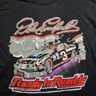 Dale Earnhardt Shirt Mens Black Nascar Racing Ready To Rumble Goodwrench 3 Tee
