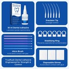 Dental Lab Instant Bonding Glue For Dentures   Tools     1oz  30ml   Clear 