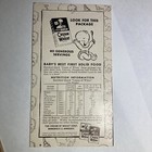 Commonsense Feeding Habits For Your Baby - Vintage Brochure - Cream Of Wheat
