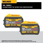 2pack 9 0ah For Dewalt Flexvolt 20v 60v Max Battery Lithium-ion Dcb609  charger