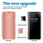 Compatible For Samsung Galaxy A16 5g Case Flip Leather Cover Clear S-view 