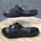 Under Armour Locker Iii Sandals Mens 12 Casual Slip On Comfort Slides Black