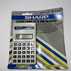 New Old Stock Sharp Calculator El-230b Extra Large Keys Vintage