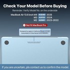 For Macbook Air 13    M4 M3 M2 Hard Shell Case   Keyboard Cover   Screen Protector