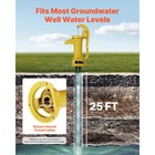 Uimoso Antique Cast Iron Manual Water Pump 25ft Hand Pitcher Pump  Yellow Finish