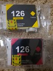 New Sealed Epson 126 Compatible 5-pack High Capacity Ink Cartridges Remanufactur