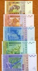 Set West African St   Burkina Faso  500-1000-2000-5000-10000  2025  Unc