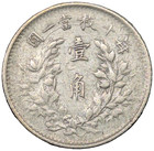 China Republic 1914 10 Cents  Lm-66 Silver Coin