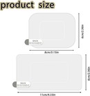 8pcs Dashcam Windshield Sticke Clear Electrostatic Stickers Sticker 