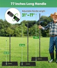 Lawn Leveling Rake 44x10 Inch  Heavy Duty Lawn Leveler Tool With 77    Adjustable