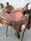 16     1621 Blue Ridge  Fqh Bars Western Trail Saddle Usa