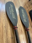 Carbon Fiber Asymmetrical Touring Kayak Paddle Low Angle 200-210cm Adjustable 
