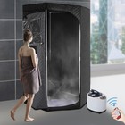 Portable Steam Room Sauna Tent With Chair For Home Relaxation   Wellness