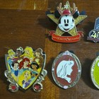 Disney Trading Pins  Lot Of 10 Plus Lanyard