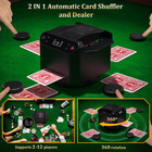 Automatic Card Shuffler   Dealer 2 Deck 12 Player Wireless Remote Poker