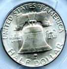 1948 Franklin Half Dollar  Pcgs Ms66fbl