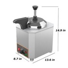 110v Commercial Electric Cheese Sauce Warmer Pump Machine Single Frame