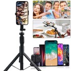 68  Wireless Remote Selfie Stick Tripod Stand Phone Camera Holder Travel Video