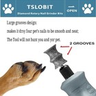Diamond Dog Nail Grinder Bits Attachment 1 8   Pet Nail Grinder Wheel For Dremel