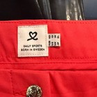 Daily Sports Women Golf Shorts 10 Coral Pink Bermuda Knee Length Performance