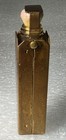 Antique Victorian Brass Travel Perfume Scent Bottle W  Glass Dauber