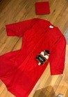 Red Unisex Xl Cotton Graduation Gown And Cap Set Ames 