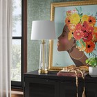 24  X 30  Floral Dream By Nikki Chu Vintage Canvas Board Gold