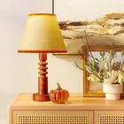 Mid Tone Wood Table Lamp - Threshold