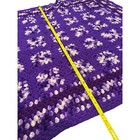 Retro Granny Square Crochet Afghan Blanket Throw 55 x42  Purple Squares  Vintage