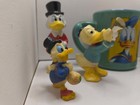 Vintage Walt Disney Productions Scrooge Mcduck And Donald Duck Glassware