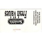 Primus Cake Ben Folds Five Eve 6 Concert Ticket Stub Salt Lake City 10 2 99 Rare