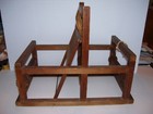 Vintage Antique Table Top Childs Small Wood Weaving Loom