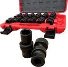 1  2  Dr  14pc 10-24mm 6pts Cr-mo Swivel Shallow Universal Impact Socket Set