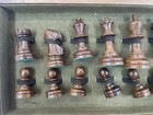 Taico Weighted Wooden Chess Pieces Set 3 5  King W  Folding Board   Carry Bag