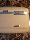 Vintage American Tourister Tiara Textured Olive Color  Vanity Train Case No Key