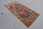 Vintage Area Rug  Authentic Handwoven Carpet  3 5x7 8ft