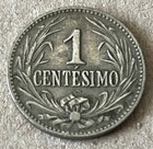 Uruguay 1924 1 Centesimo Very Nice Condition Km 19 L36