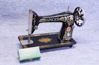 Singer Red Eye Model 66 Treadle Sewing Machine Head Rear Mount   serviced 
