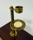 Antique Victorian Brass Botanical Pocket Portable Field Microscope Lenses   Box