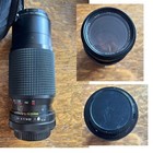 Vintage Canon Av-1 Slr 28mm Camera  Marco Lens  2 Flashes And Samsonite Bag