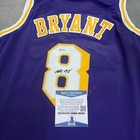 Kobe Bryant Signed Lakers Jersey  8 Purple Beckett Coa Autograph