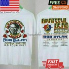 Grateful Dead Rare T Shirt Vintage 1987 Jerry Garcia Bob Dylan   The Dead T-shir