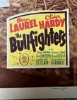 Vintage Original 1945 Laurel   Hardy    Movie Lobby Title Card    the Bullfighters   
