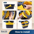 Commercial Mop Bucket With Wringer Portable Collapsible Plastic Mop Bucket Cl   