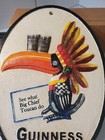 Guinness - See What Big Chief Toucan Do - Cast Iron Oval Beer Sign - 11    X 8   