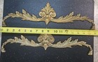 Vintage Brass Scrollwork Wall D  cor Ornate Molding Artwork Accent Wall Mounted