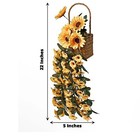 22  Yellow Silk Sunflowers Artificial Hanging Vine Bush Party Events Decorations