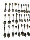Vintage Souvenir Collectible Spoons States Cities Lot Of 50